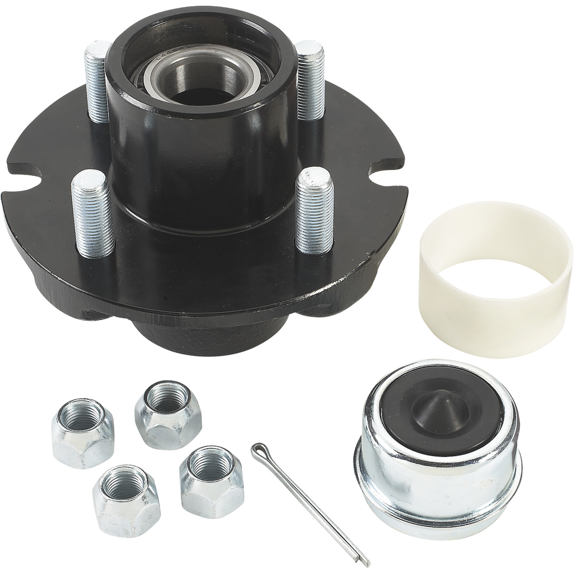 Ultra-Tow XTP Ultra-Pack Trailer Hub, 4 on 4in. 1250-Lb. Capacity